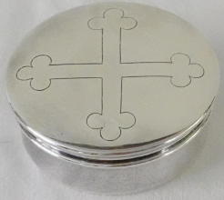 Sterling silver gilt Communion Pyx